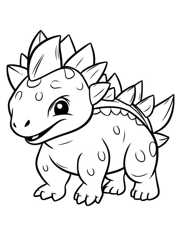 dinosaur coloring page