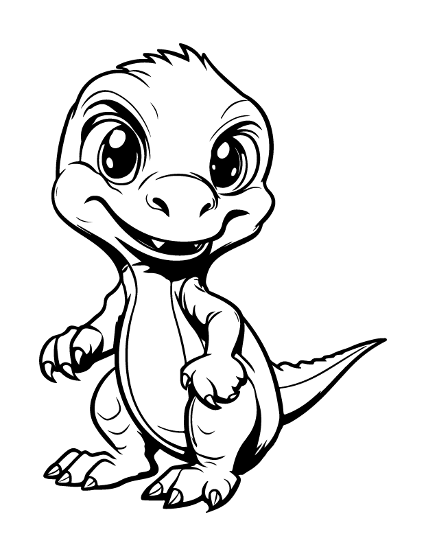 dinosaur coloring page