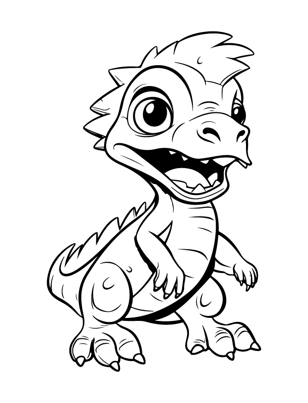 dinosaur coloring page