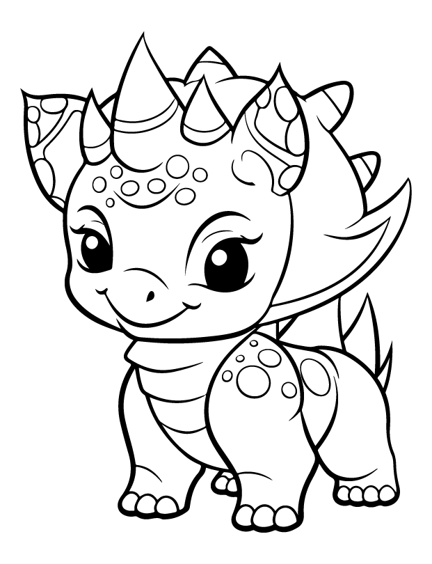 dinosaur coloring page