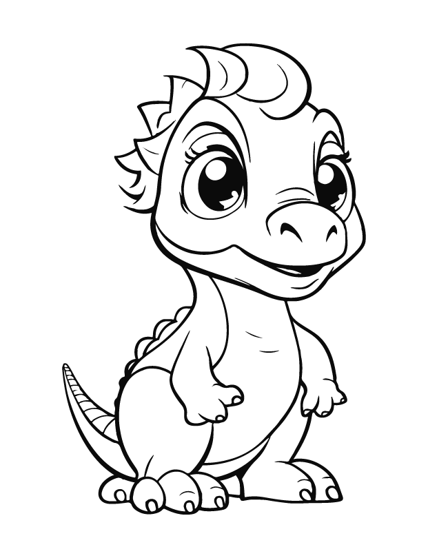 dinosaur coloring page