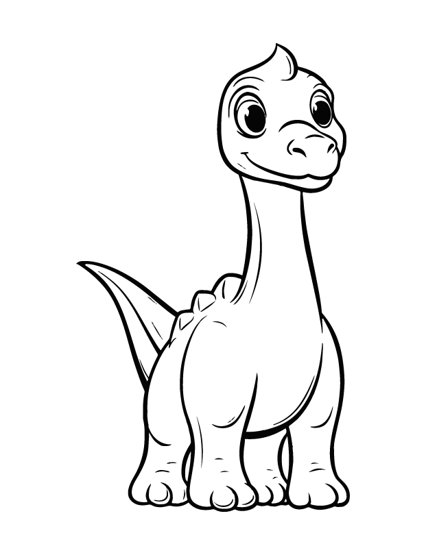 dinosaur coloring page