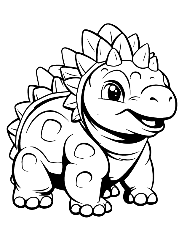 dinosaur coloring page