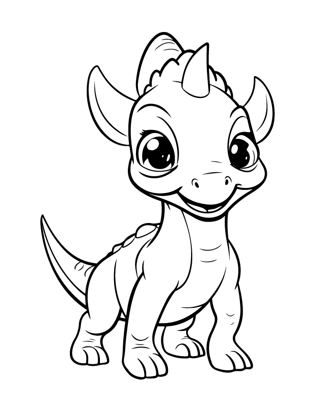 dinosaur coloring page