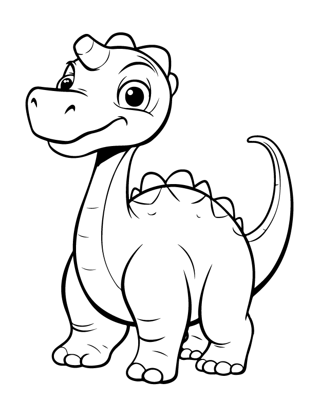 dinosaur coloring page